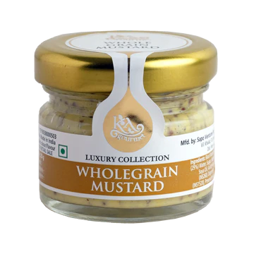 KA Gourmet Wholegrain Mustard- 28gm x 25 - Mini